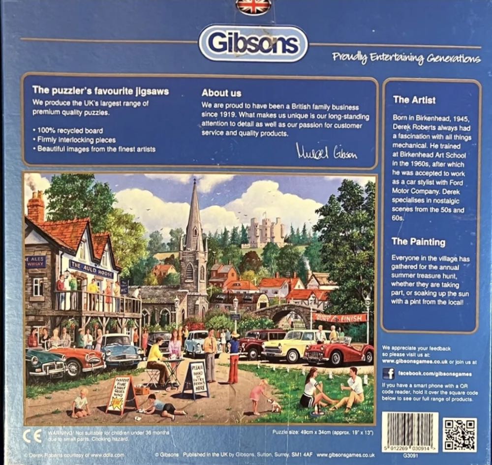 Treasure Hunt - Gibsons puzzle collectible [Barcode 5012269030914] - Main Image 2