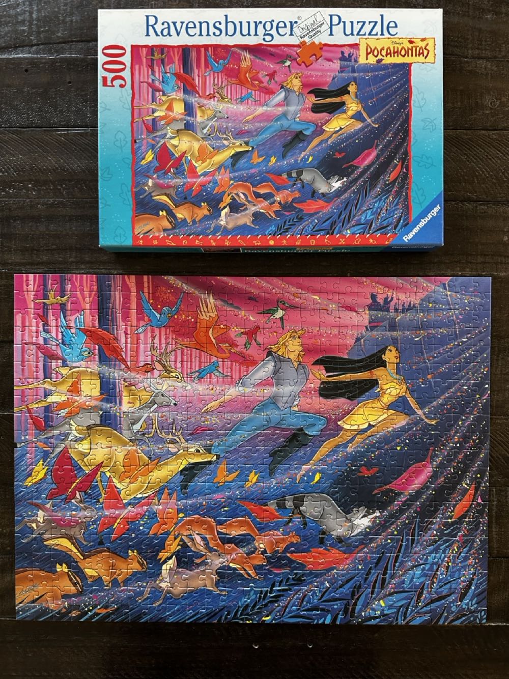 Pocahontas’ Message (SOLD) - Ravensburger puzzle collectible [Barcode 4005556141456] - Main Image 4