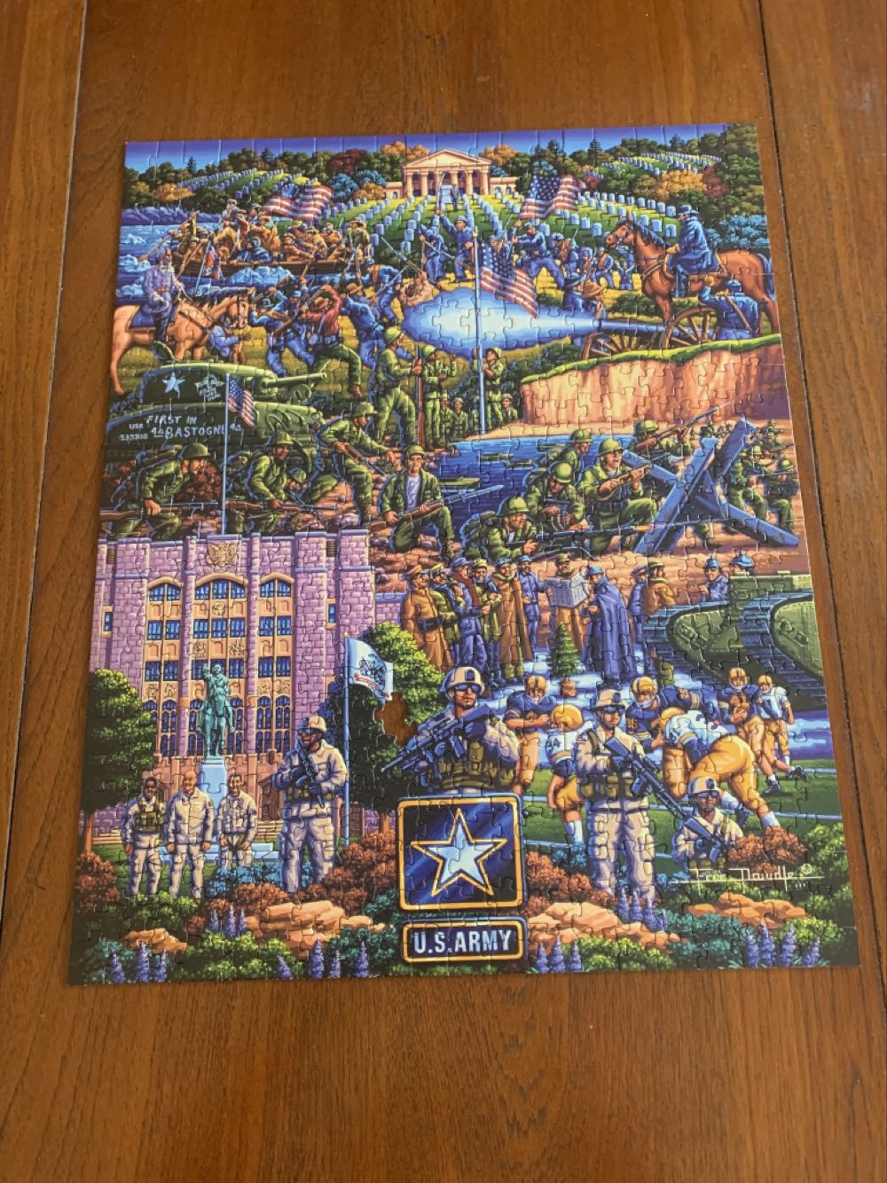 U. S. Army - Dowdle puzzle collectible [Barcode 671095004282] - Main Image 2