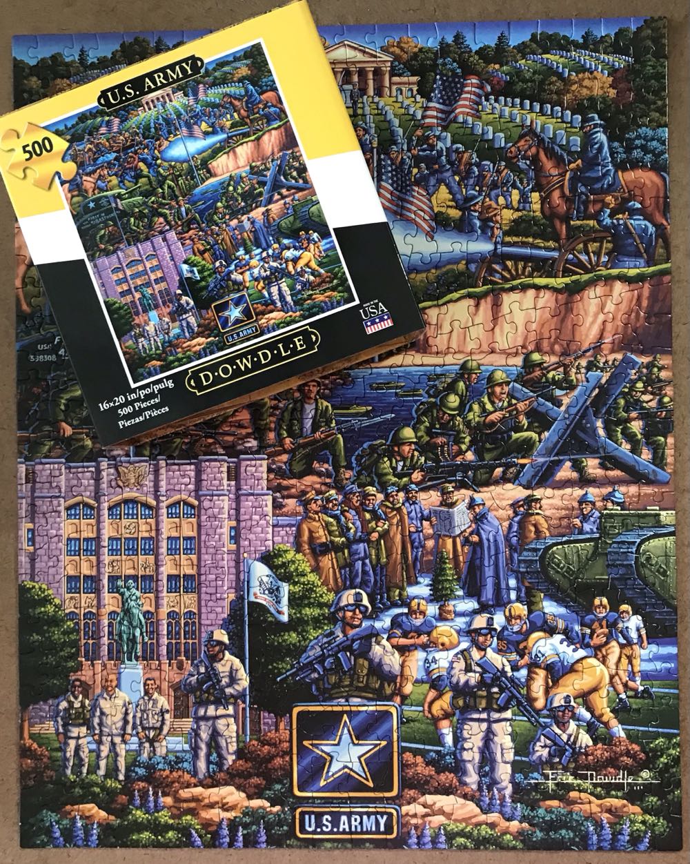 U. S. Army - Dowdle puzzle collectible [Barcode 671095004282] - Main Image 3