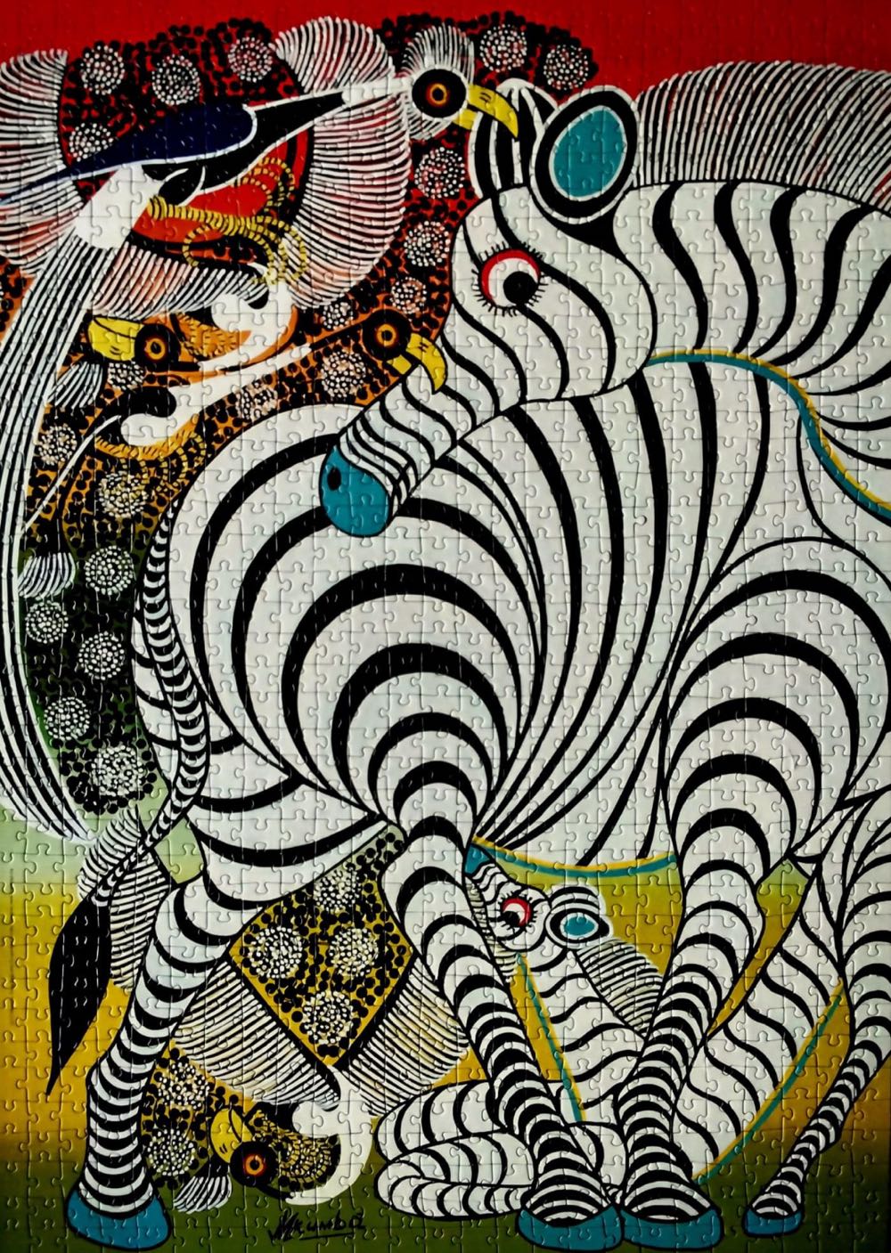 Tinga Tinga Zebra - Heye Puzzle puzzle collectible [Barcode 4001689294250] - Main Image 3