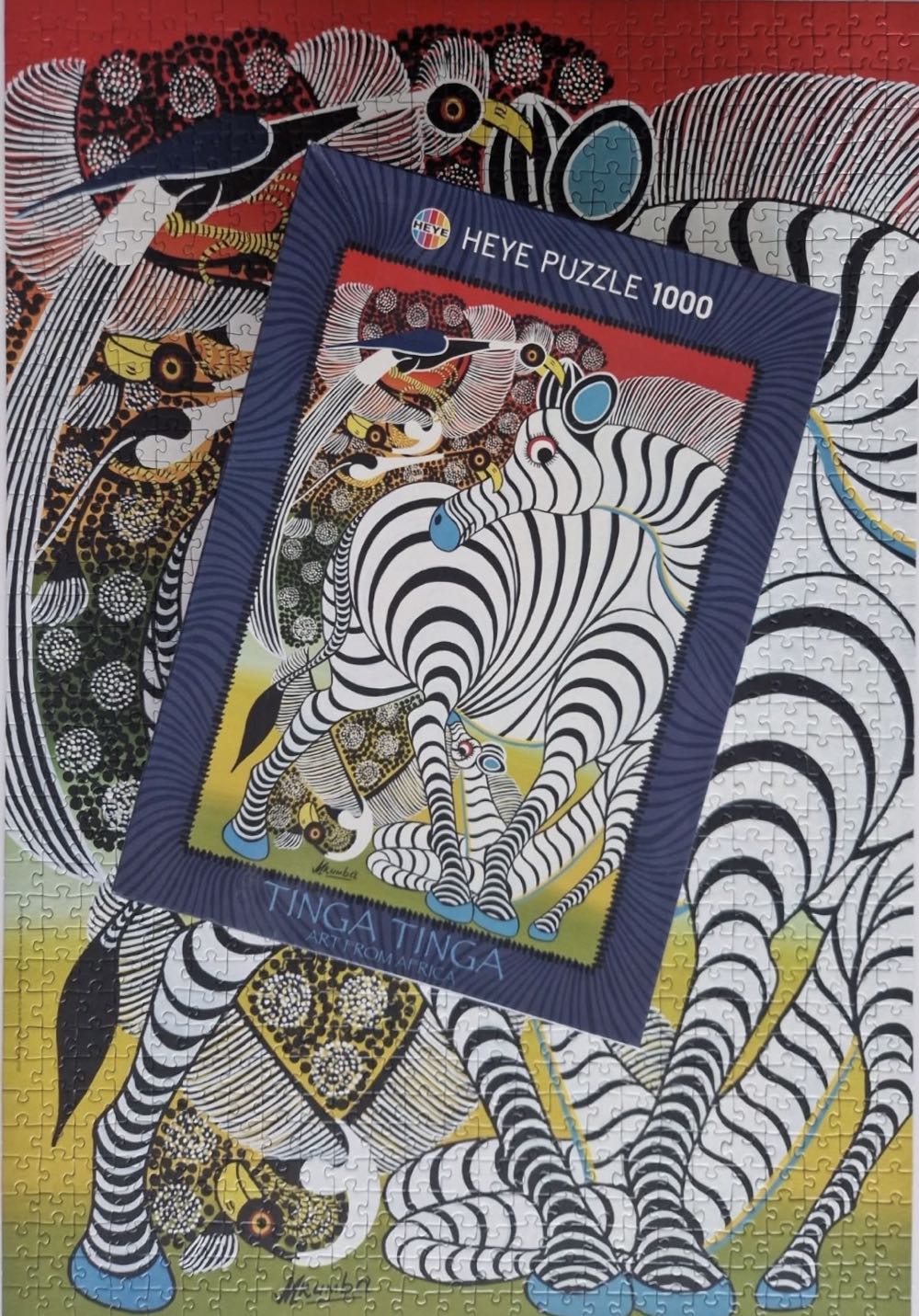 Tinga Tinga Zebra - Heye Puzzle puzzle collectible [Barcode 4001689294250] - Main Image 4