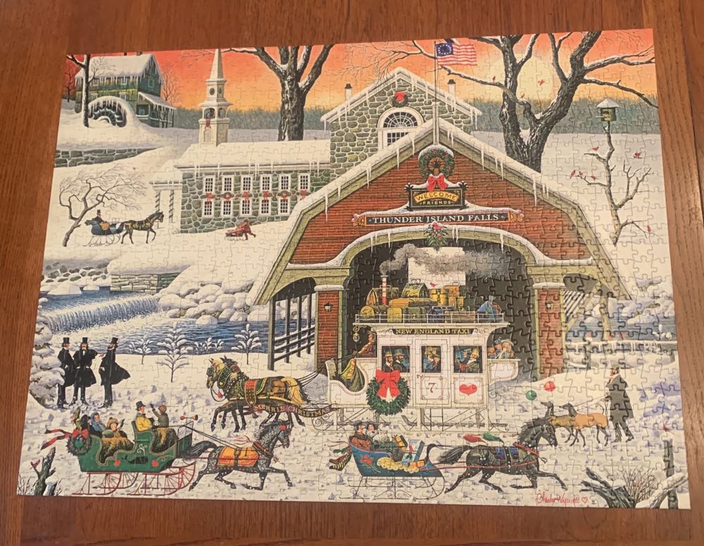 Twas’ the Twilight Before Christmas - Buffalo Games puzzle collectible [Barcode 079346114610] - Main Image 2