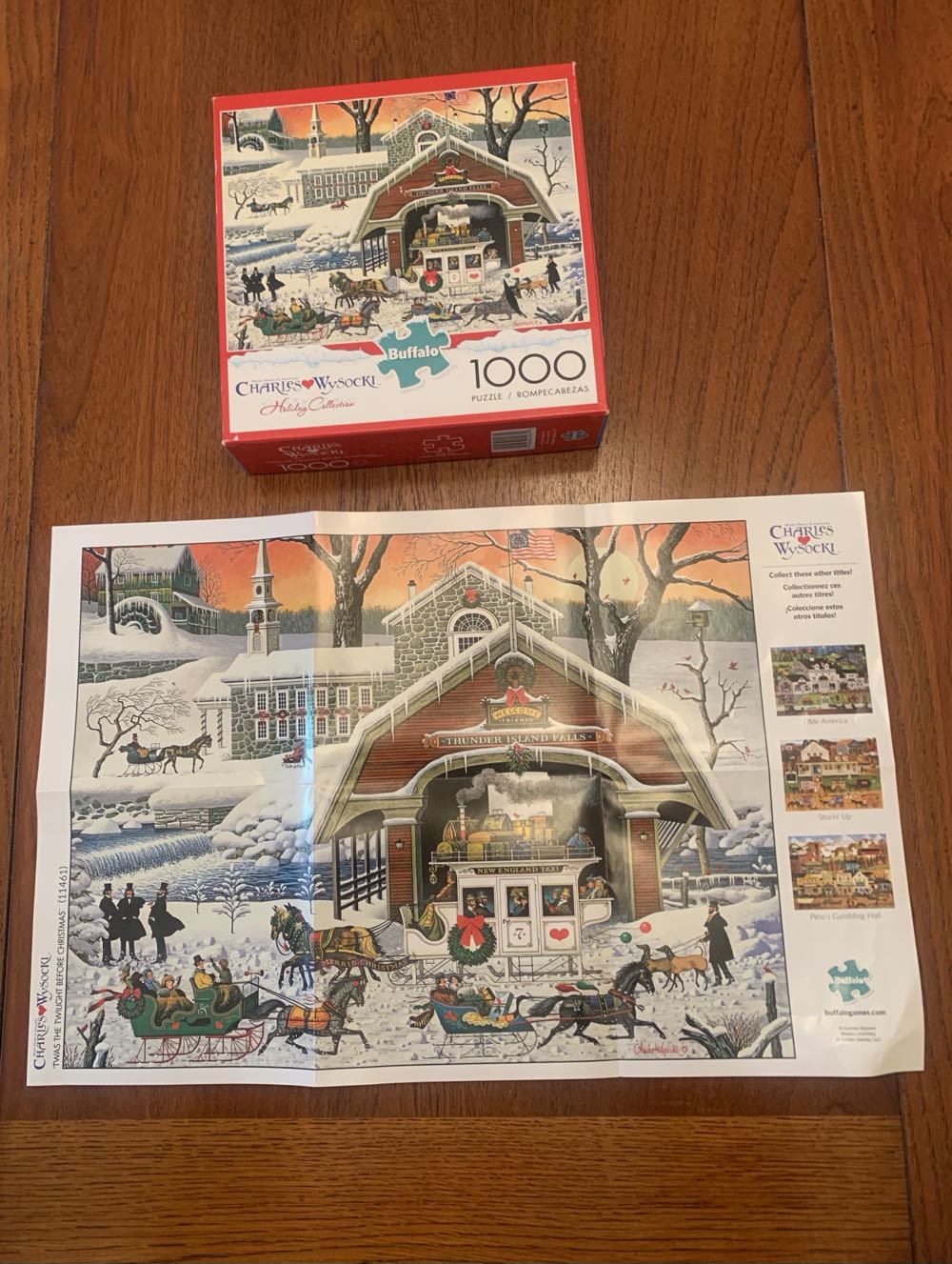 Twas’ the Twilight Before Christmas - Buffalo Games puzzle collectible [Barcode 079346114610] - Main Image 4