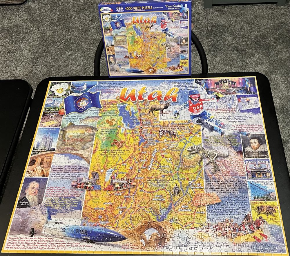 Utah-NIB - White Mountain Puzzles puzzle collectible [Barcode 724819257386] - Main Image 3