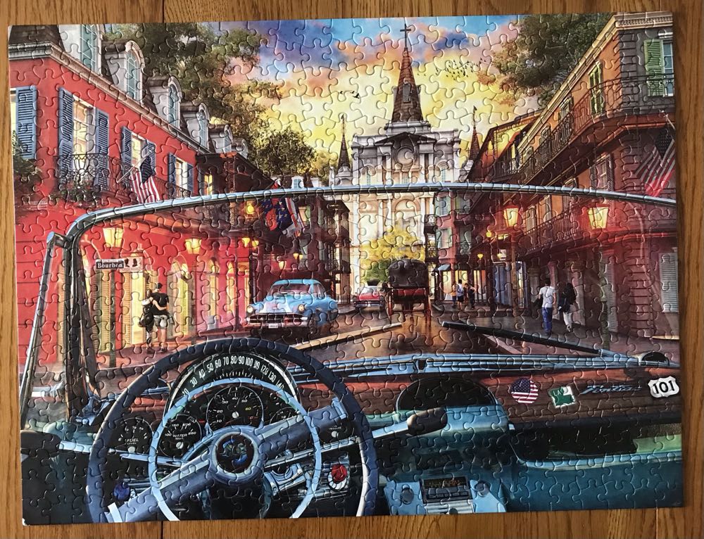 Window On New Orleans - SunsOut puzzle collectible [Barcode 796780500709] - Main Image 2