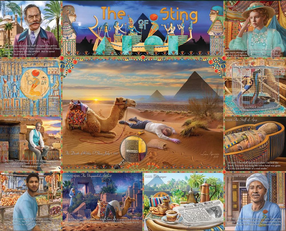 The Sting Of APEP - White Mountain puzzle collectible [Barcode 724819264117] - Main Image 2
