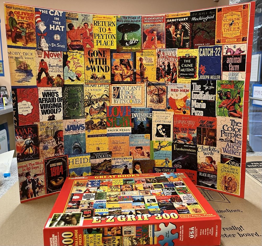 Great Books - White Mountain Puzzles puzzle collectible [Barcode 724819257997] - Main Image 4