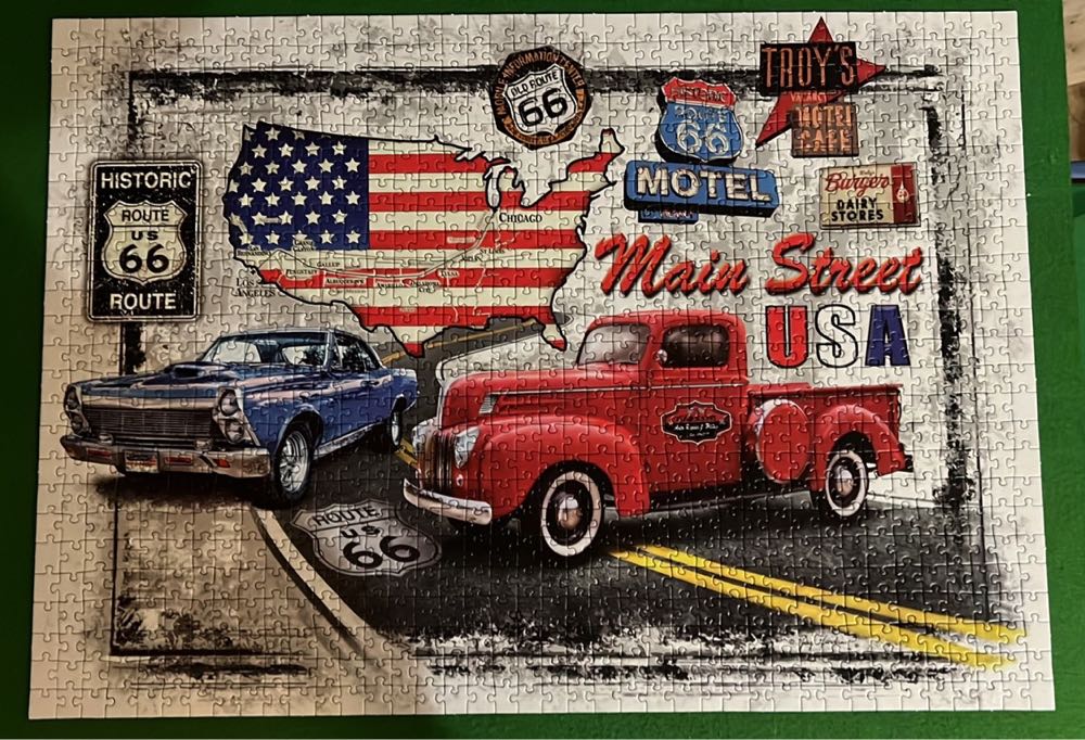Route 66 - Piatnik puzzle collectible [Barcode 9001890547348] - Main Image 2