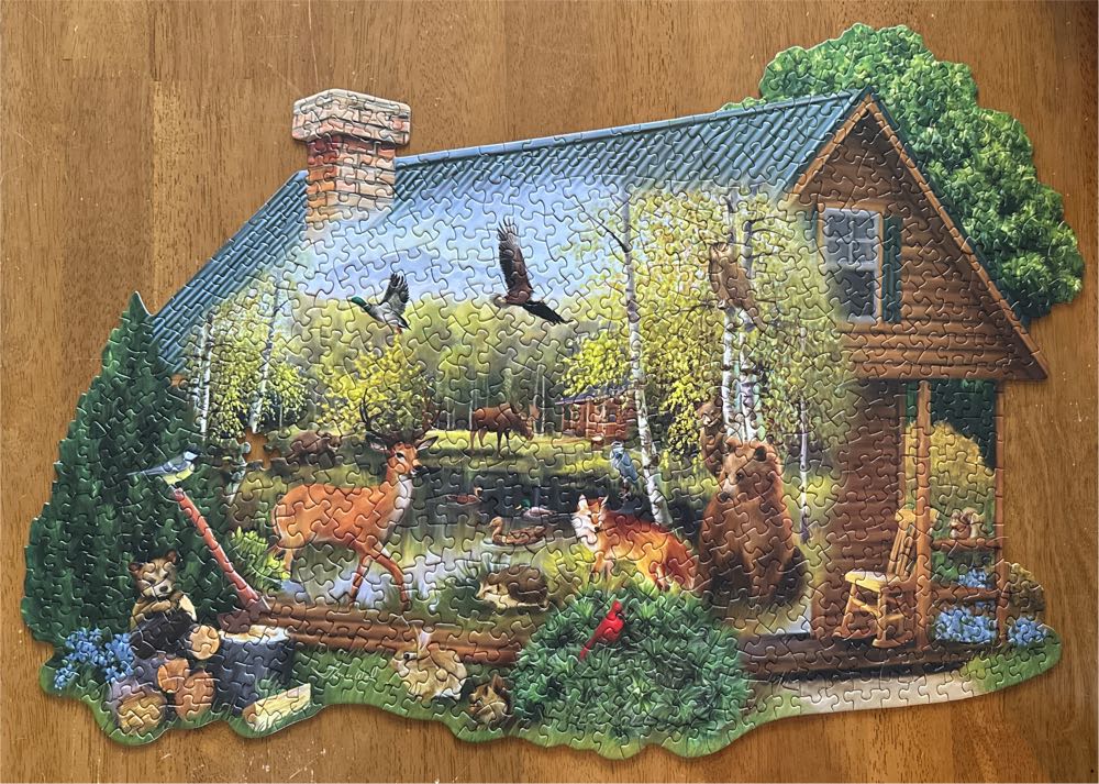 Cabin In The Wild - Bits And Pieces puzzle collectible [Barcode 192949000194] - Main Image 2