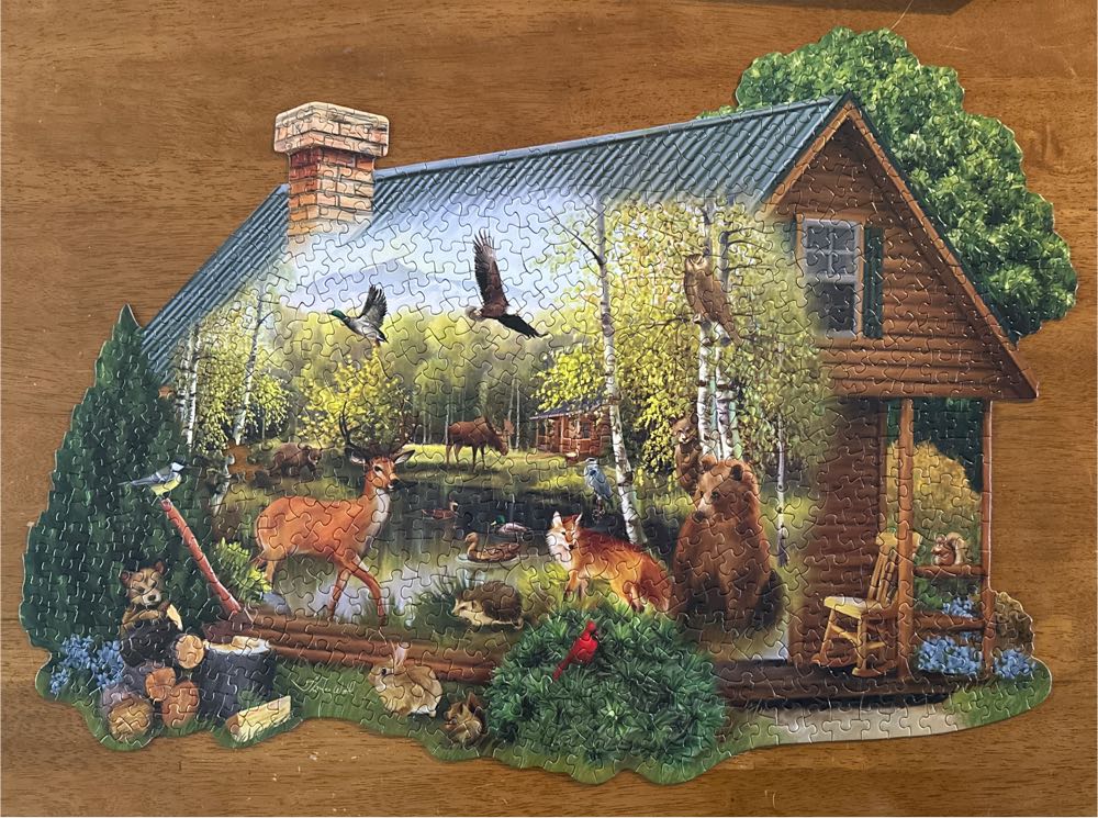 Cabin In The Wild - Bits And Pieces puzzle collectible [Barcode 192949000194] - Main Image 3