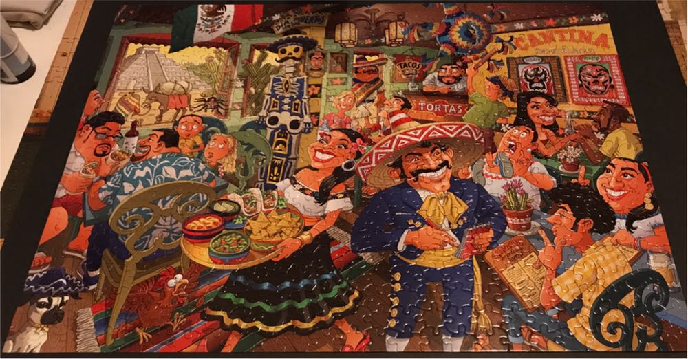 Funny Faces Mexican Restaurant BAC - Ceaco puzzle collectible [Barcode 021081232081] - Main Image 3