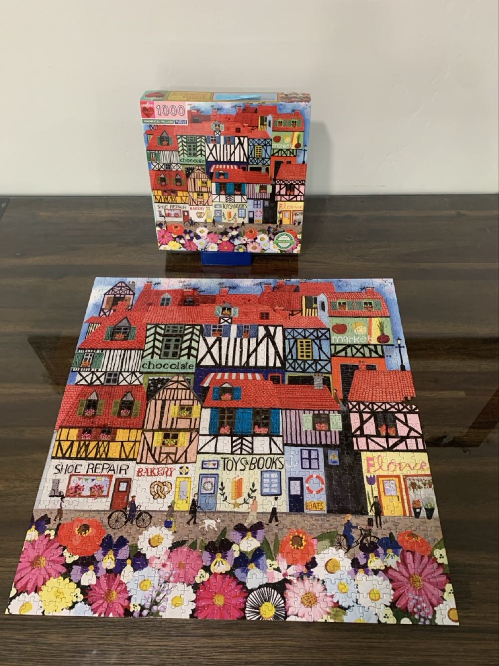 Whimsical Village - eeBoo Piece & Love puzzle collectible [Barcode 689196510007] - Main Image 3