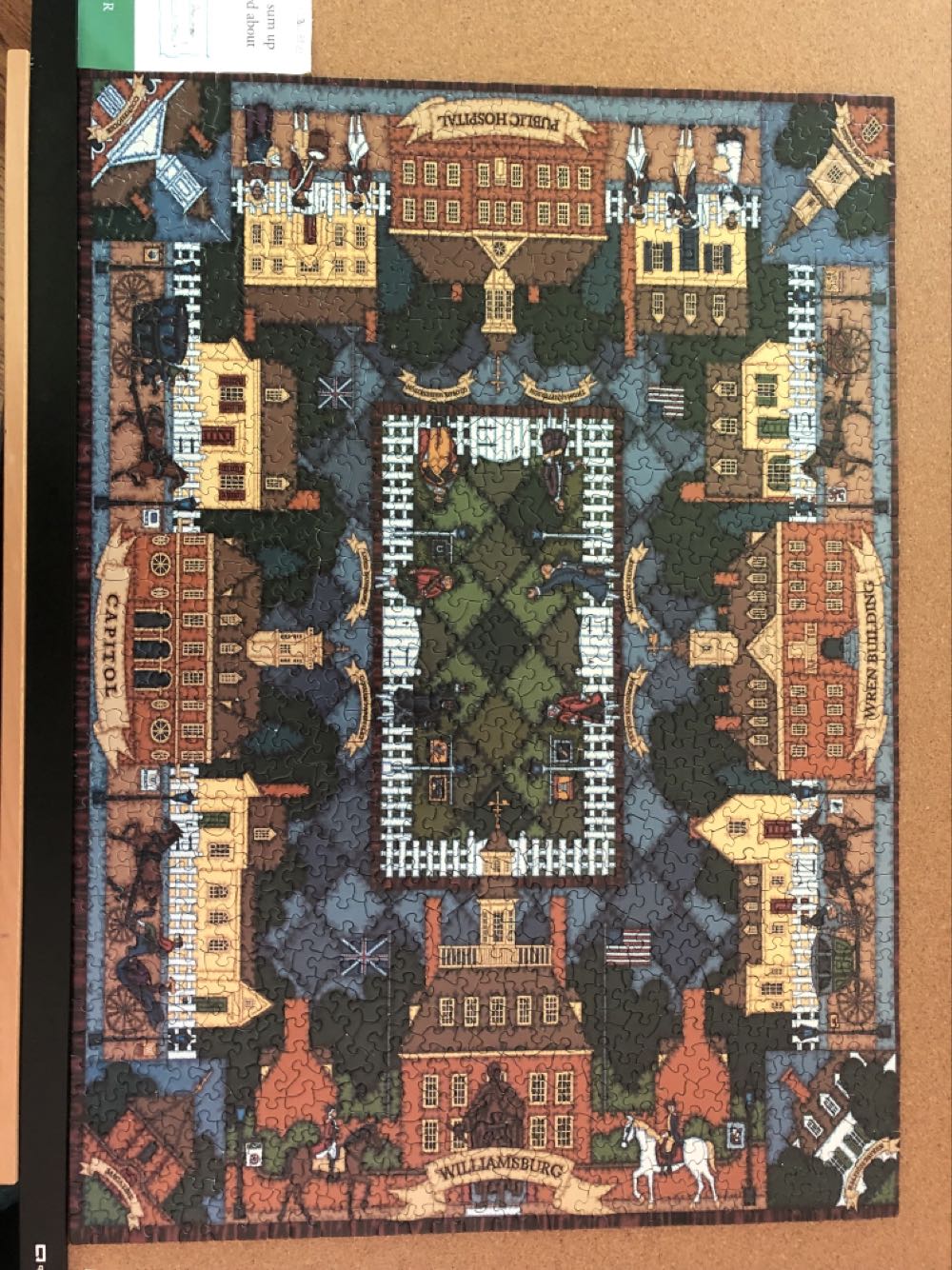 NFS Williamsburg Quilt - Dowdle 🇺🇸 puzzle collectible [Barcode 671095402347] - Main Image 2