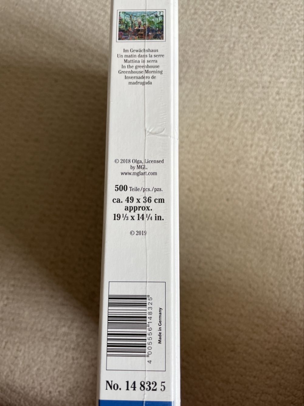 Greenhouse Morning - Ravensburger puzzle collectible [Barcode 4005556148325] - Main Image 3