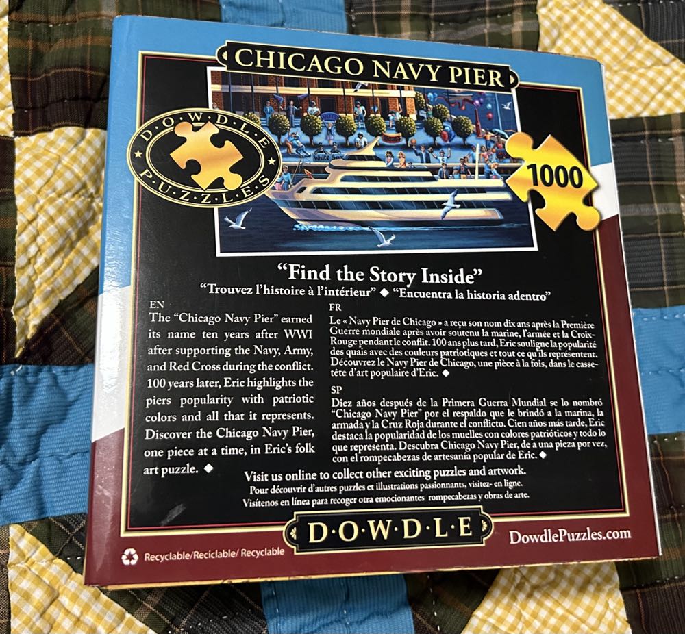 Chicago Navy Pier - Dowdle puzzle collectible [Barcode 671095401265] - Main Image 3