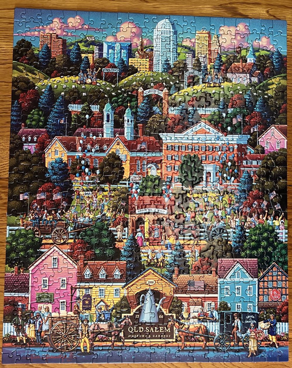 Winston – Salem - Dowdle puzzle collectible [Barcode 671095203791] - Main Image 2