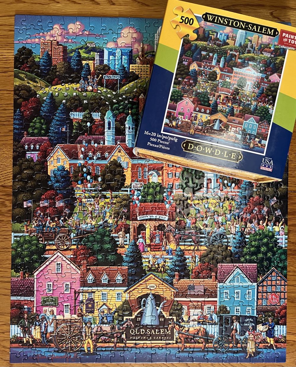 Winston – Salem - Dowdle puzzle collectible [Barcode 671095203791] - Main Image 3
