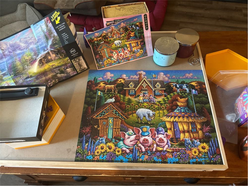 Three Little Pigs - Dowdle Puzzles puzzle collectible [Barcode 671095204125] - Main Image 4