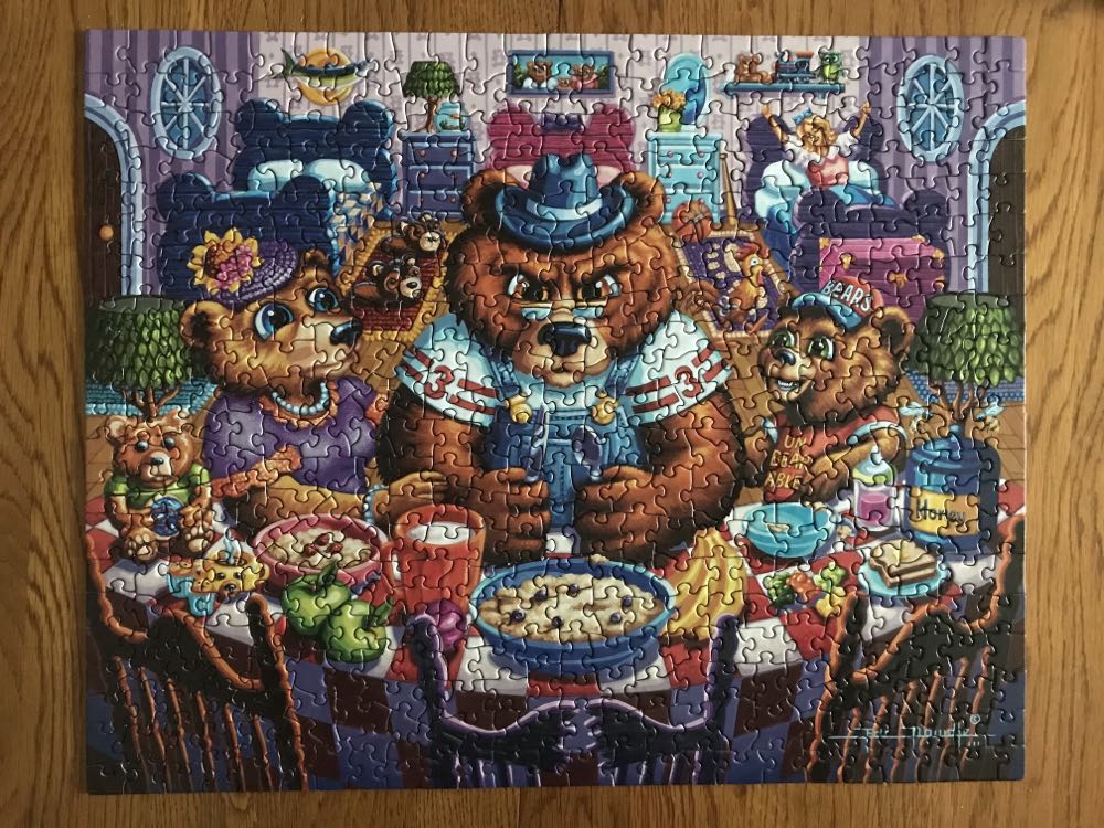 The Three Bears - Dowdle Puzzles puzzle collectible [Barcode 671095204347] - Main Image 2