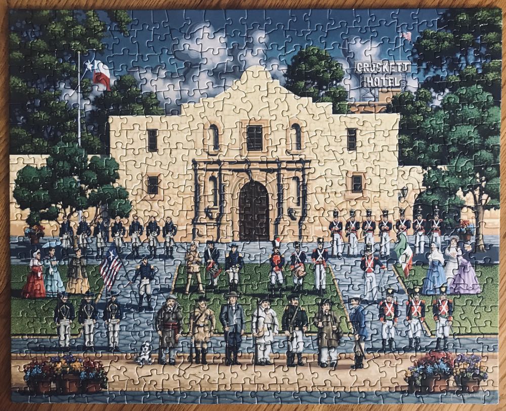 The Alamo - Dowdle puzzle collectible [Barcode 671095002226] - Main Image 2