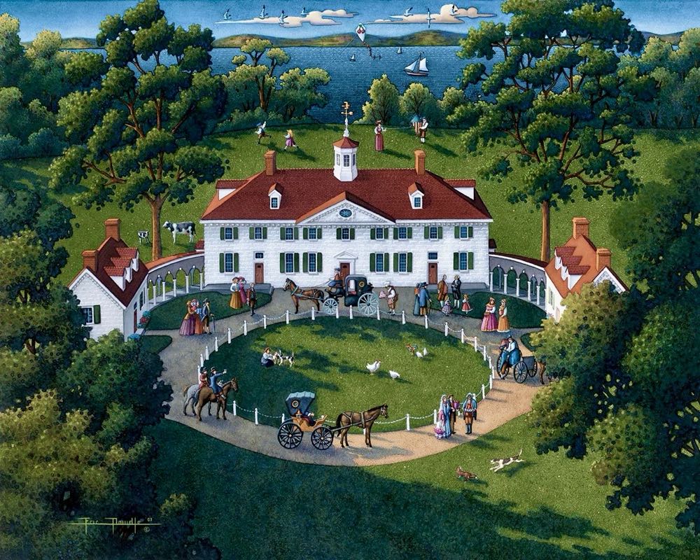 Dowdle- Mount Vernon - Dowdle puzzle collectible [Barcode 671095200950] - Main Image 2