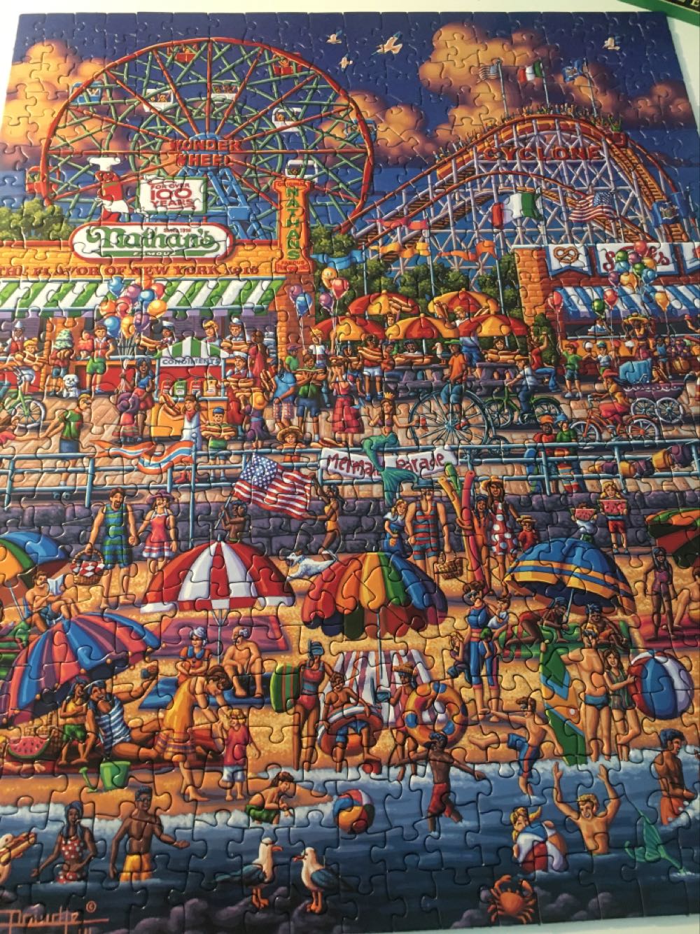 Coney Island - Dowdle puzzle collectible [Barcode 671095204538] - Main Image 2