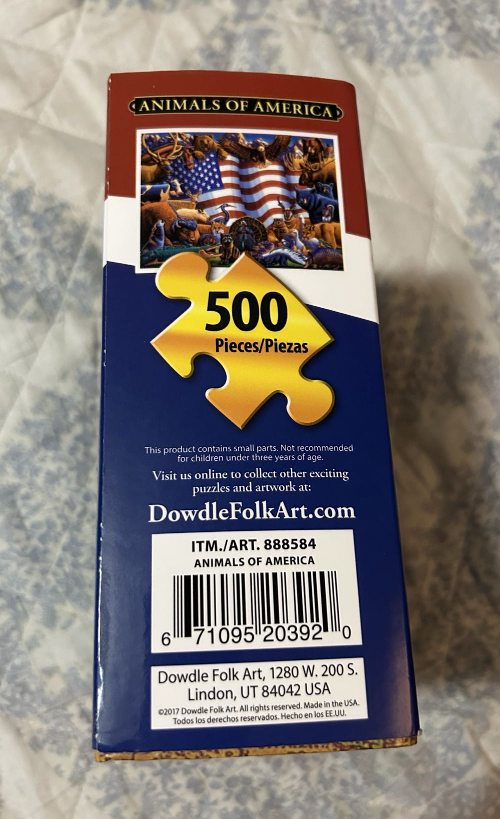 Animals Of America - Dowdle puzzle collectible [Barcode 671095203920] - Main Image 2