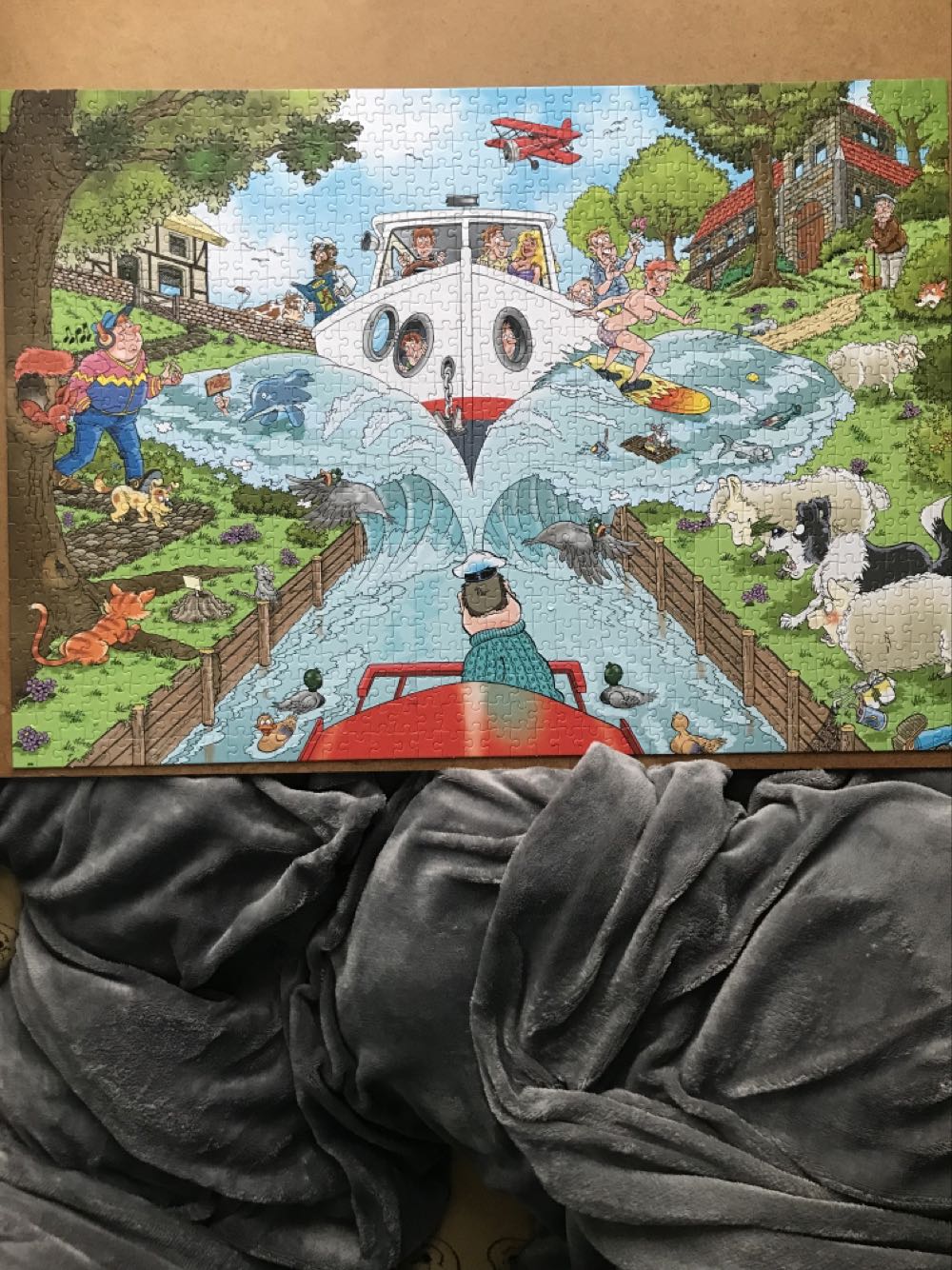 Wasgij Calm on the Canal! - Wasgij puzzle collectible [Barcode 8710126191736] - Main Image 2