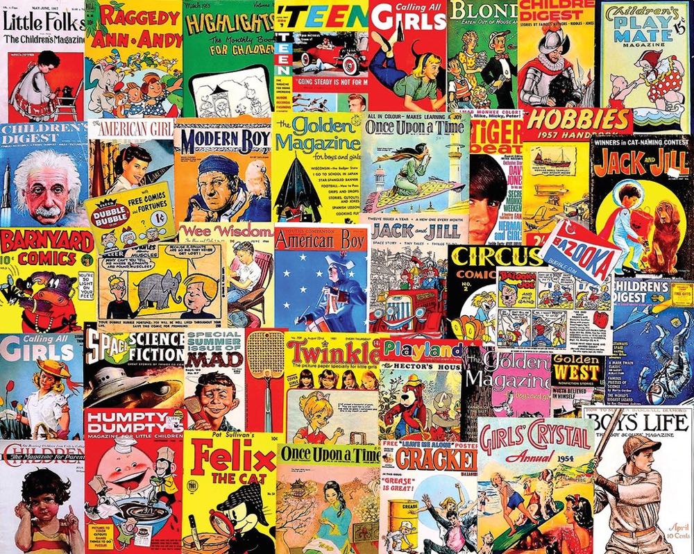 Things I Read As A Kid - White Mountain puzzle collectible [Barcode 724819262816] - Main Image 2