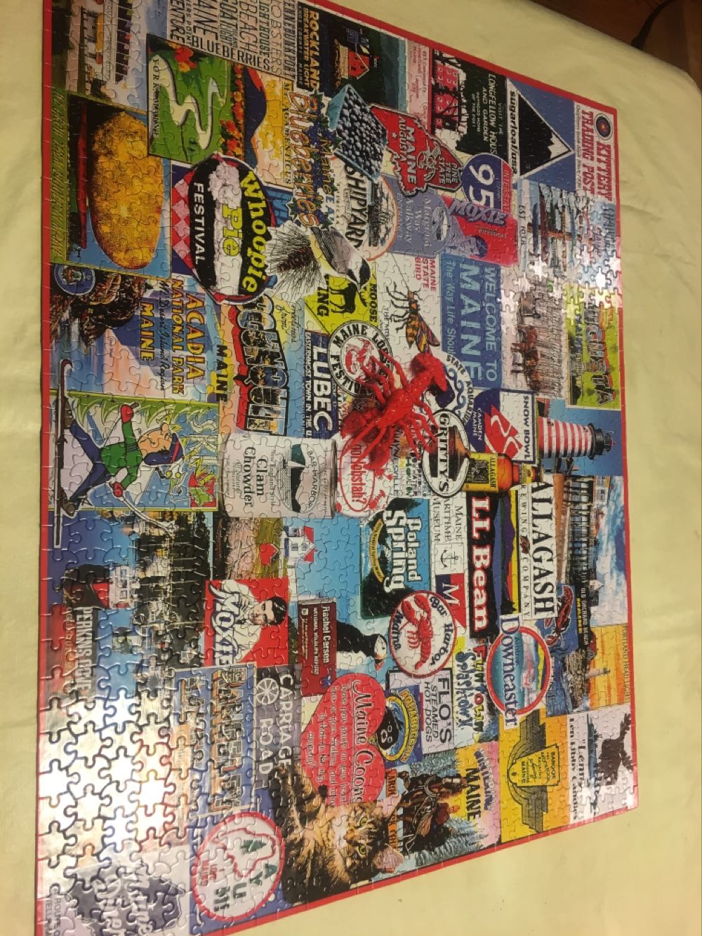 I Love Maine - White Mountain puzzle collectible [Barcode 724819259892] - Main Image 3