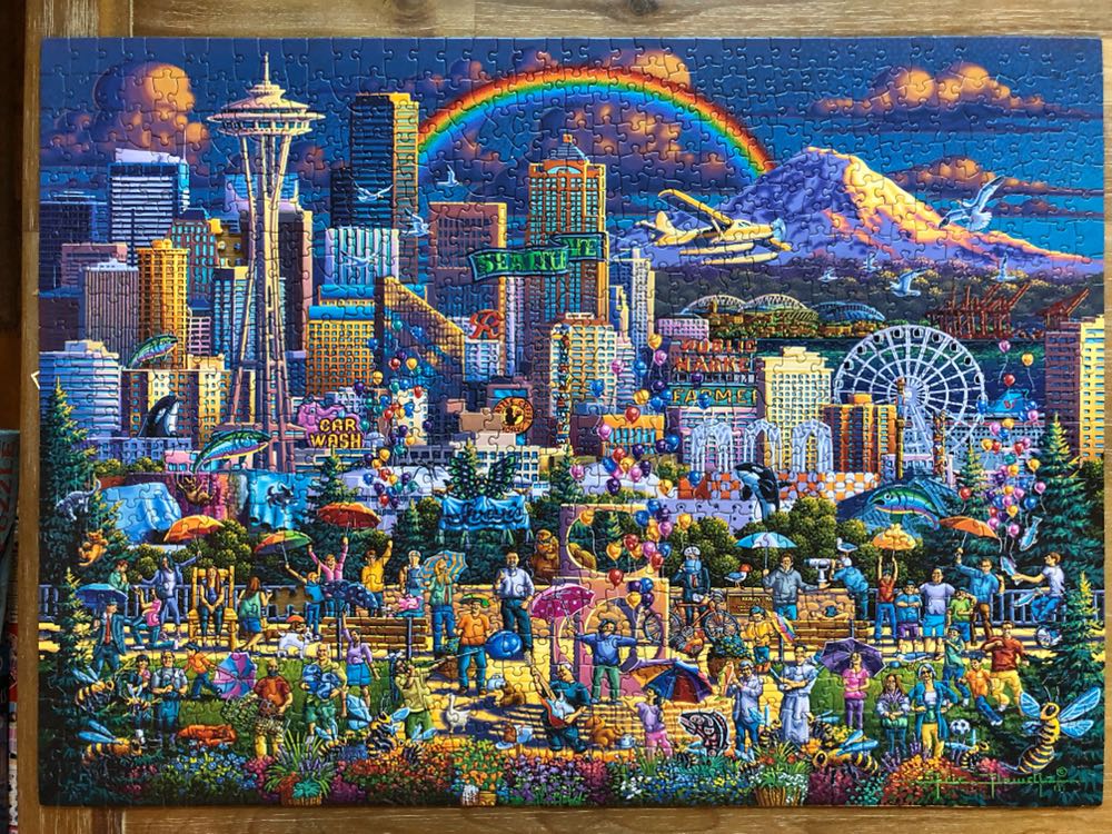I ❤️ Seattle 🔴 - Dowdle puzzle collectible [Barcode 671095404266] - Main Image 2