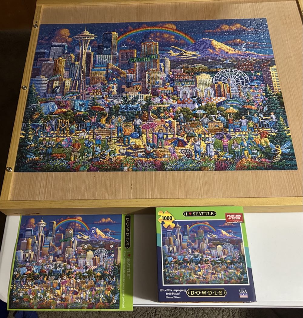 I ❤️ Seattle 🔴 - Dowdle puzzle collectible [Barcode 671095404266] - Main Image 4