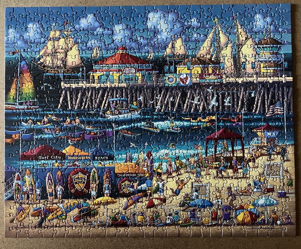 Huntington Beach - Dowdle puzzle collectible [Barcode 671095203159] - Main Image 2
