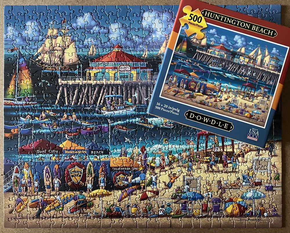 Huntington Beach - Dowdle puzzle collectible [Barcode 671095203159] - Main Image 3