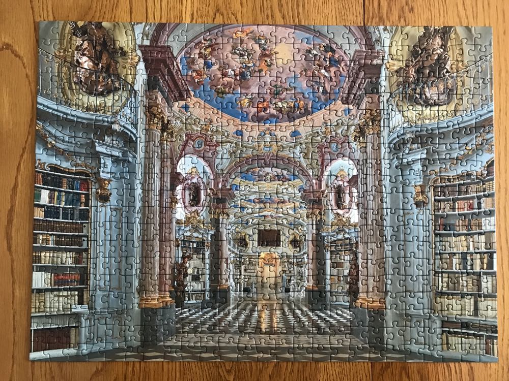 Admont Abbey Library - Ravensburger puzzle collectible [Barcode 4005556820214] - Main Image 2