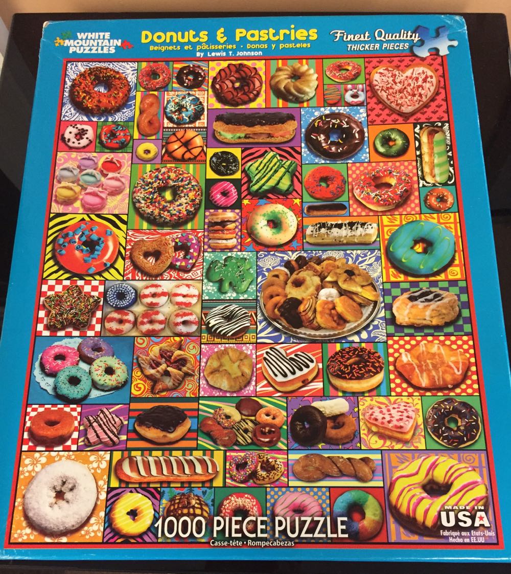 Donuts & Pastries - White Mountain Puzzles puzzle collectible [Barcode 724819256914] - Main Image 2