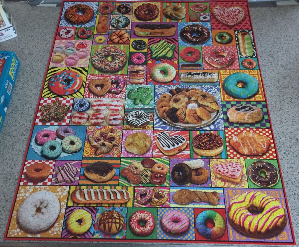 Donuts & Pastries - White Mountain Puzzles puzzle collectible [Barcode 724819256914] - Main Image 3