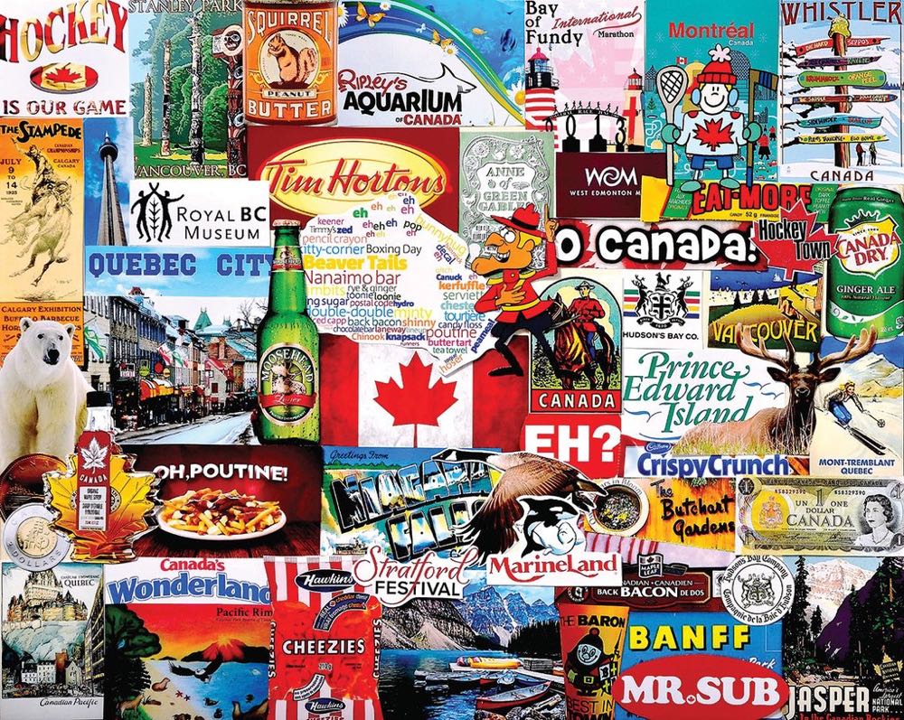 I Love Canada - White Mountain Puzzles puzzle collectible [Barcode 724819259816] - Main Image 2