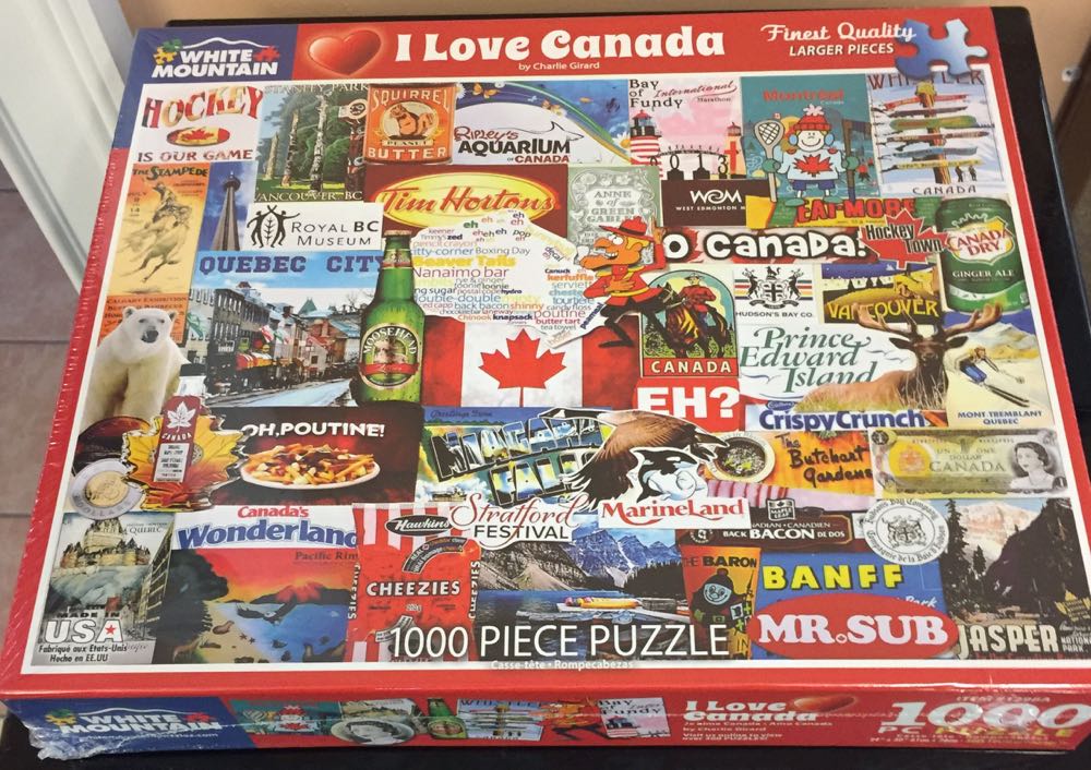 I Love Canada - White Mountain Puzzles puzzle collectible [Barcode 724819259816] - Main Image 3