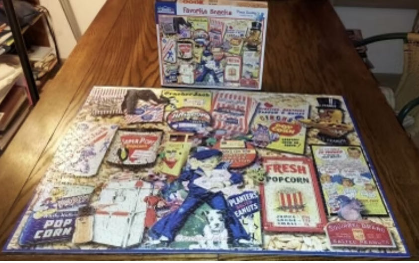 Favorite Snacks - NEW!-SOLD - White Mountain puzzle collectible [Barcode 724819259991] - Main Image 3