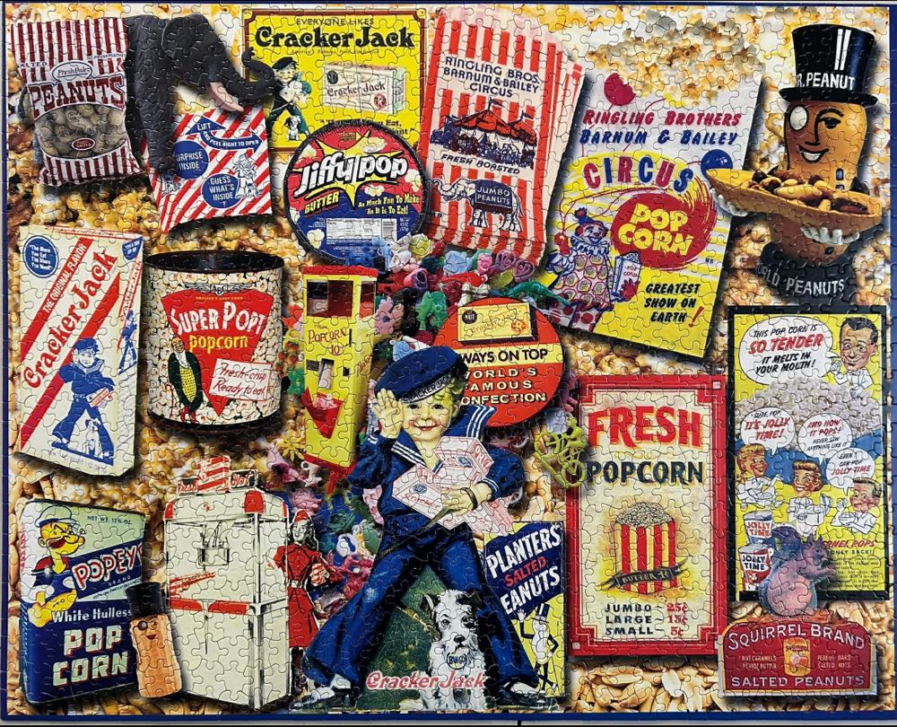 Favorite Snacks - NEW!-SOLD - White Mountain puzzle collectible [Barcode 724819259991] - Main Image 4