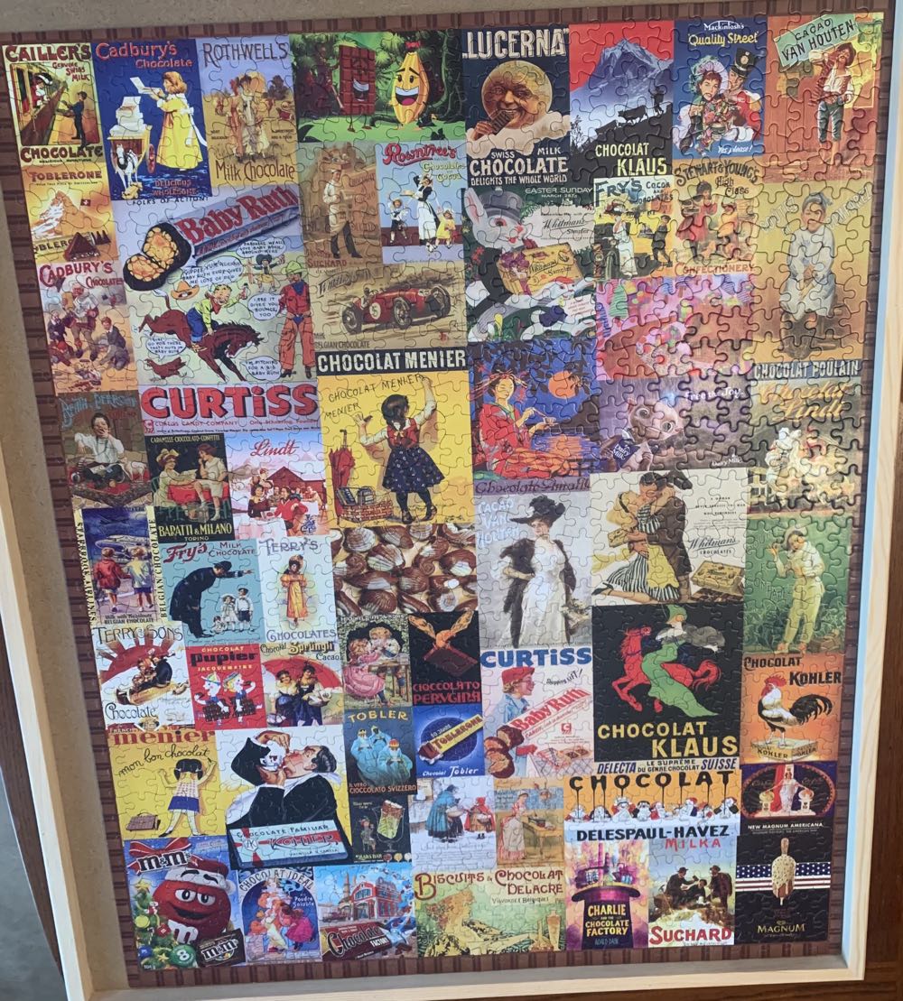 White Mountain I Love Chocolate Large Piece Pc 1555 Cadbury - White Mountain Puzzles puzzle collectible [Barcode 724819263486] - Main Image 3