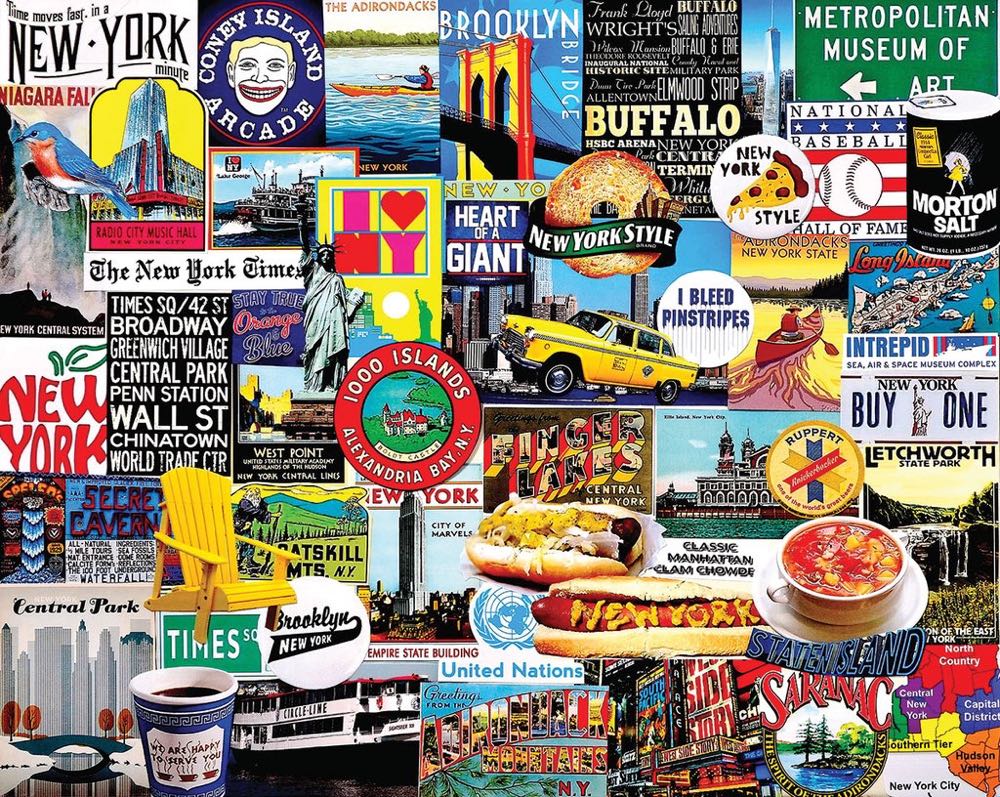 New York New York! - White Mountain Puzzles puzzle collectible [Barcode 724819261871] - Main Image 2