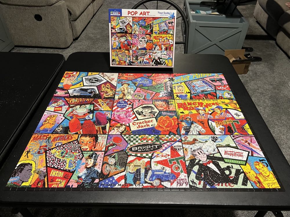 Pop Art ♥️ - White Mountain puzzle collectible [Barcode 724819258727] - Main Image 3