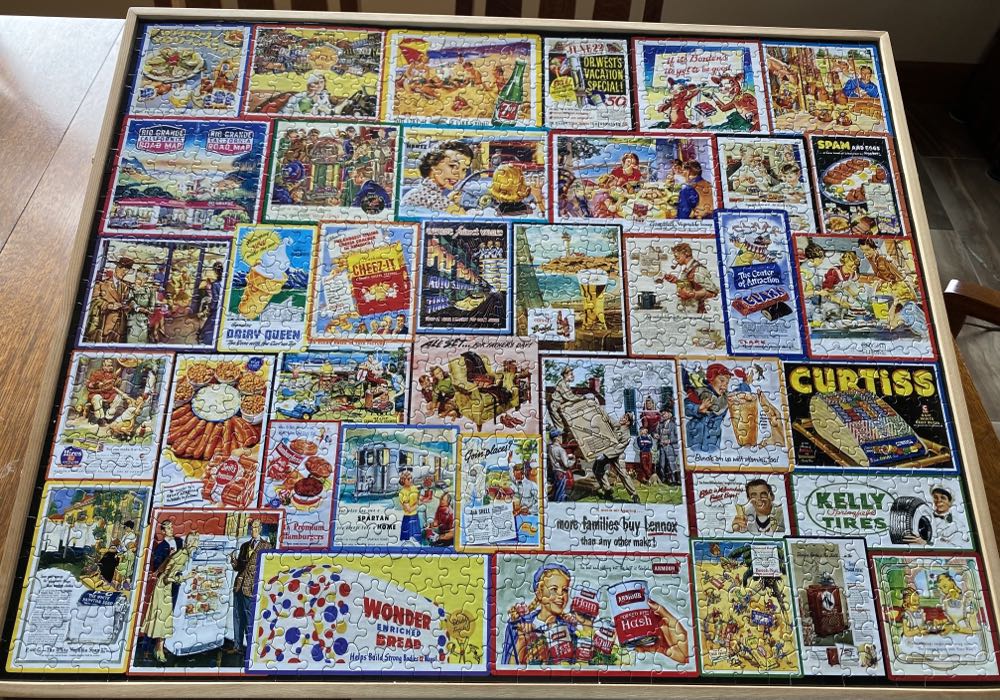 Great Old Ads - White Mountain puzzle collectible [Barcode 724819262830] - Main Image 3