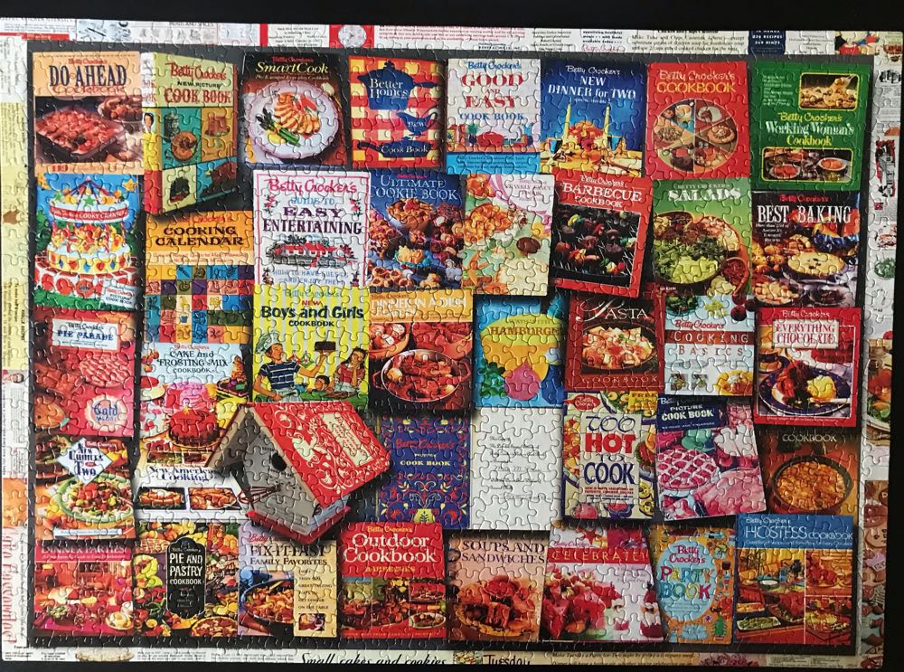 Betty Crocker Cookbooks - White Mountain puzzle collectible [Barcode 724819260928] - Main Image 2