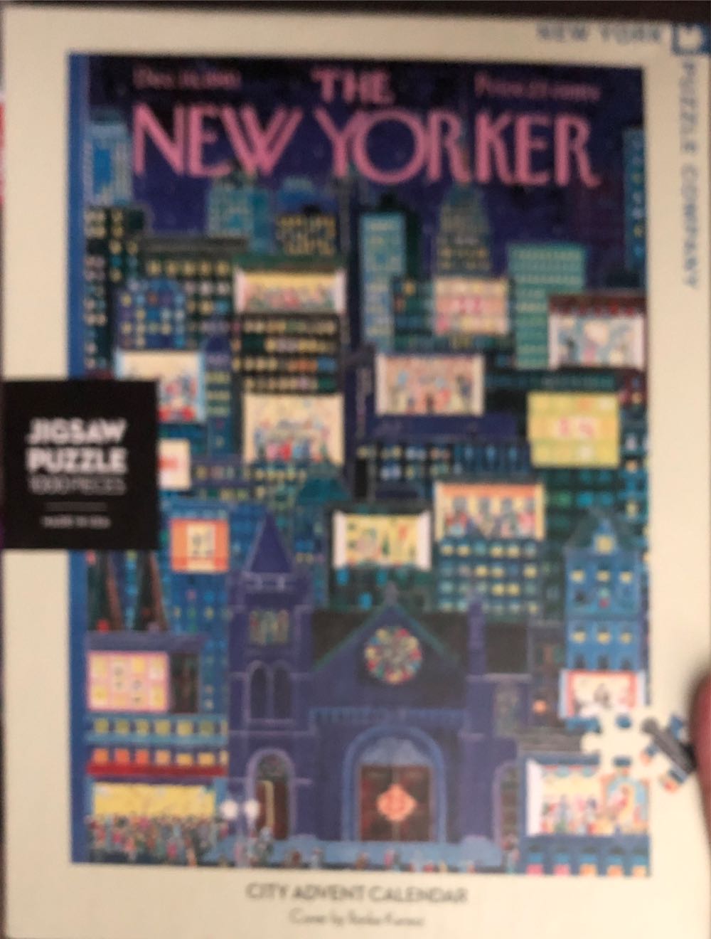 City Advent Calendar - New York Puzzle Company puzzle collectible [Barcode 819844012717] - Main Image 2