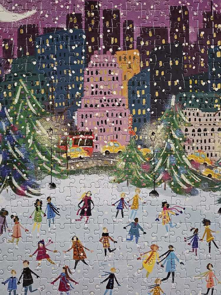 Merry Moonlight Skaters - Galison puzzle collectible - Main Image 3