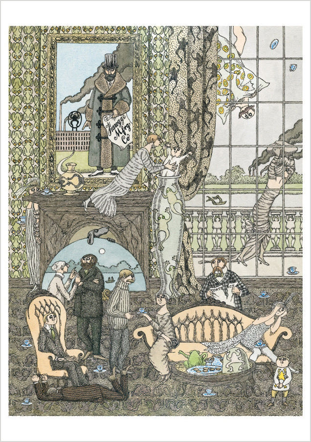 Edward Gorey  - Pomegranate puzzle collectible [Barcode 9780764945458] - Main Image 2